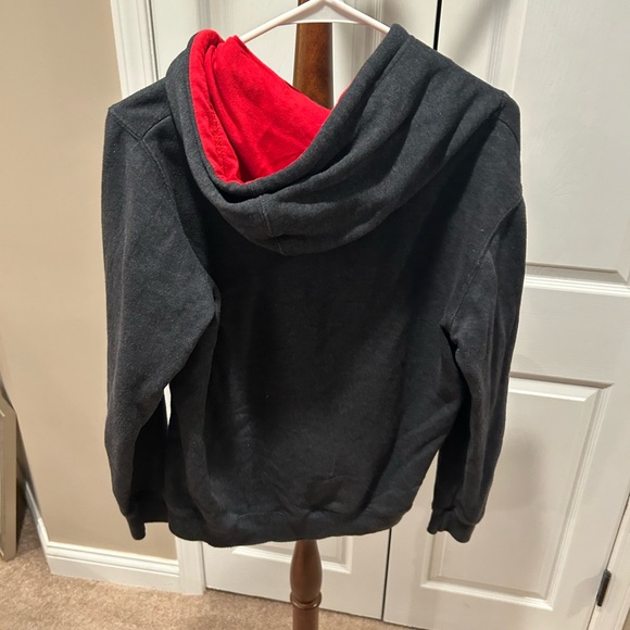 Nebraska Cornhuskers Women’s Small Gray Hooded Pullover Long Sleeve Sweatshirt - Picture 2 of 3